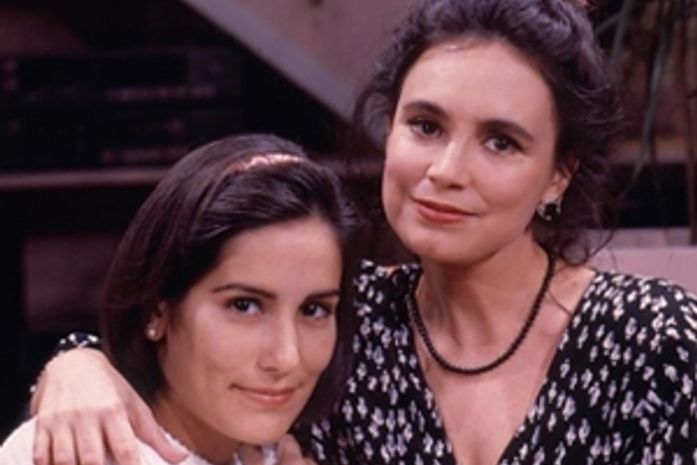 Filha e mãe, Maria de Fátima (Gloria Pires) e Raquel
(Regina Duarte) estavam em lados opostos no debate
de 'Vale tudo'