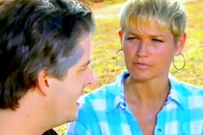 Xuxa e Victor no 'TV Xuxa' (foto de arquivo)