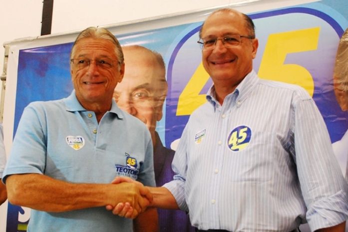 Vilela e Alckmin: promessas de parcerias entre os estados