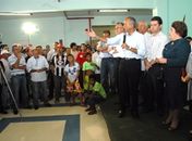 O governador em exercício, José Wanderley, destacou a união de forças para a conclusão do hospital