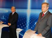 No debate entre os candidatos ao governo, propostas dão lugar a acusações