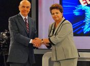 Debate na TV Globo reúne os dois candidatos à Presidência
