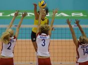 Mesmo jogando mal,  Brasil vence a República Tcheca no Mundial de Vôlei