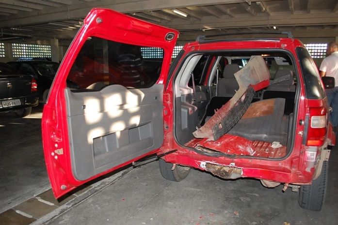 Eco Sport utilizado no transporte da droga