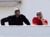 Vin Diesel curte a vista da praia de Copacabana