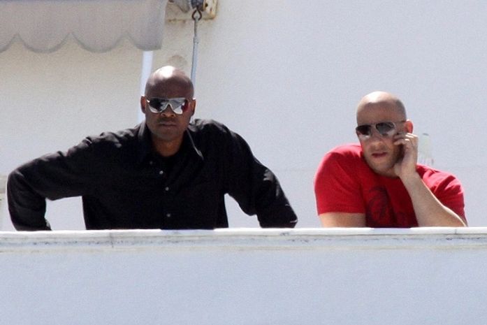 Vin Diesel curte a vista da praia de Copacabana