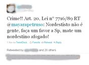 ONG lista 'tweets' contra nordestinos e denuncia 1037 perfis