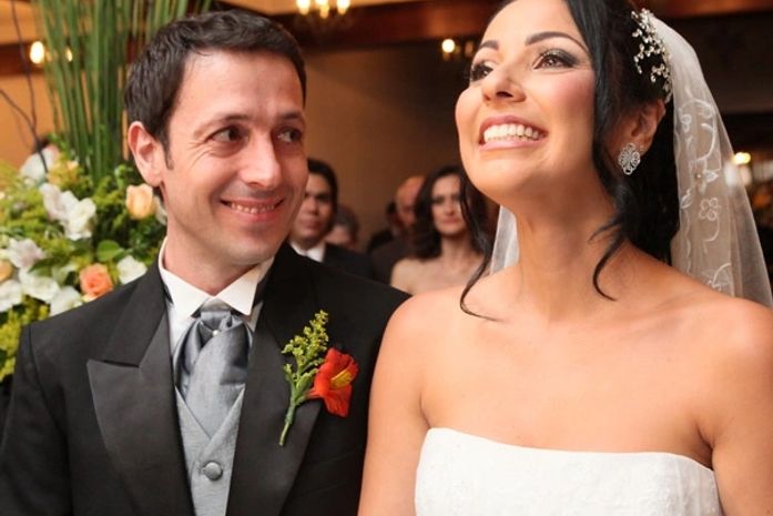 Dig Dutra, a Maria Abadia de 'Zorra total', se casa em Curitiba