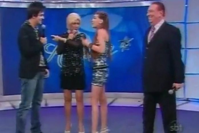 Luan chama cantora mexicana que o paquerou para gravar DVD