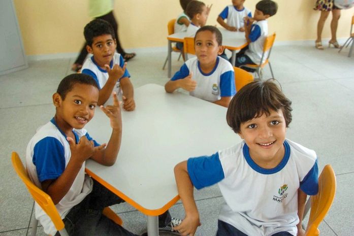 Alunos da rede municipal de Maceió