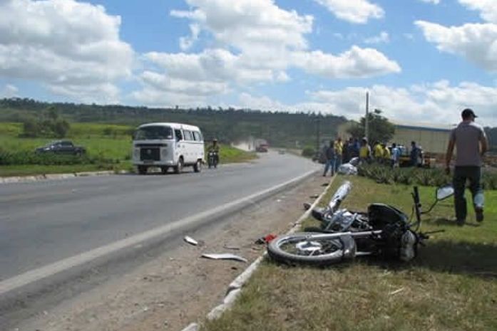 Motoqueiro morreu no local do acidente