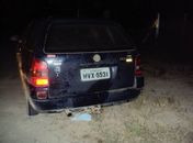 Veículo foi encontrado dentro de um canavial