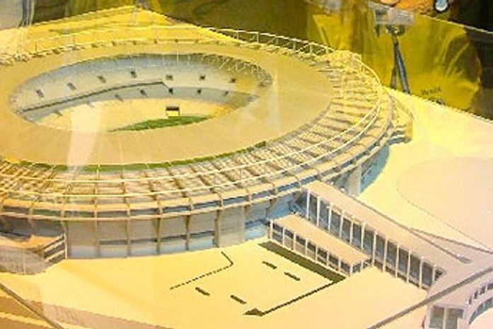 Maquete do novo Maracanã é apresentada em convenção no Rio de Janeiro