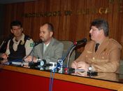 entrevista coletiva na sede do Ministério Público