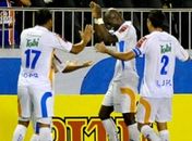 Somália comemora gol 