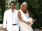 Adriane Galisteu se casa com Alexandre Iódice e batiza o filho