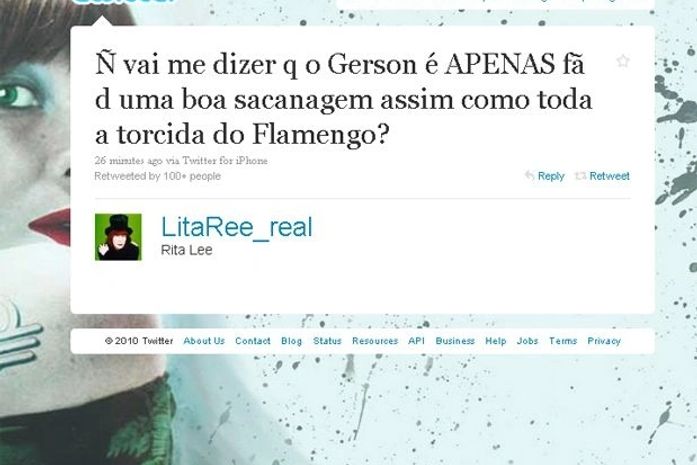 Rita Lee se irrita com segredo de Gerson