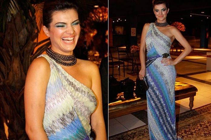 Mayana Neiva exibe hematomas que ganhou após cena tensa em ‘Ti-ti-ti’