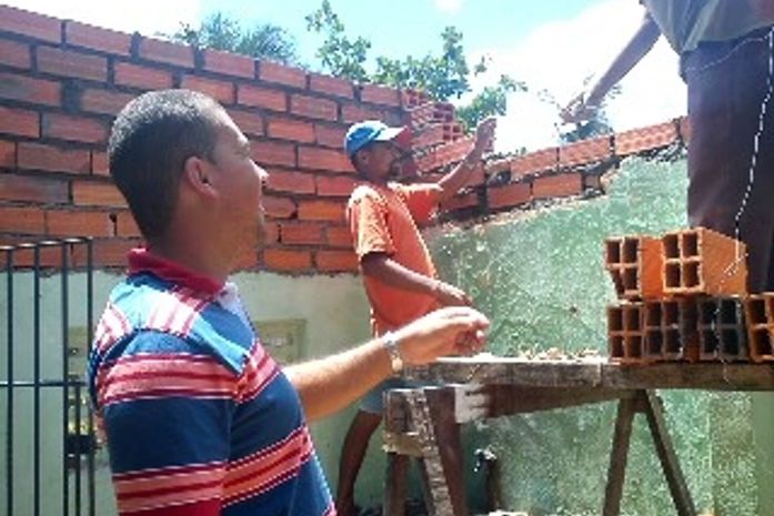 Secretário de Obras, Cledisson Inácio.