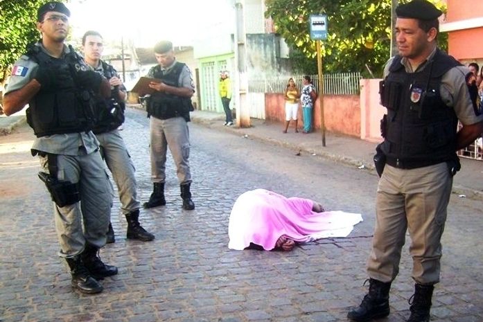 Corpo do ex-vereador Manoel Marques Luz.