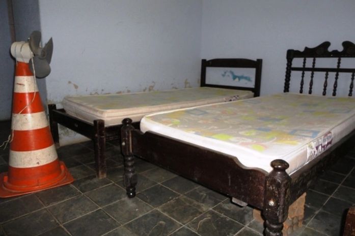 Alojamento dos policiais em Palmiera dos Índios