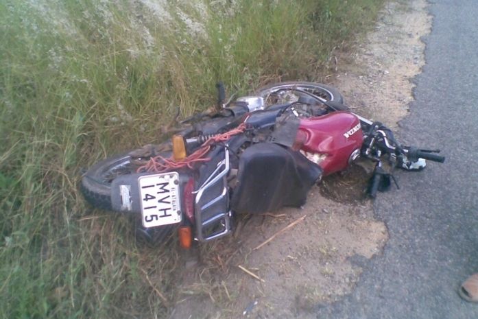 Acidente deixa motociclista gravemente ferido