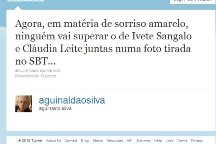 Aguinaldo Silva alfineta Ivete Sangalo e Claudia Leitte