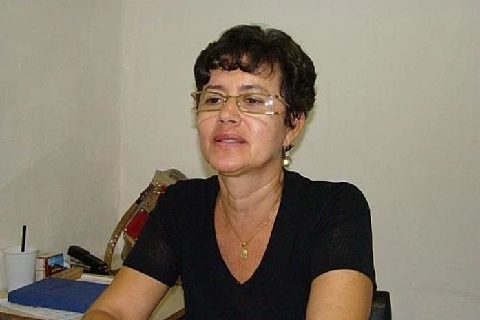 Secretária de Obras do município, Édina Pereira,