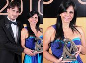 Na véspera de seu casamento, Gretchen ganha homenagem