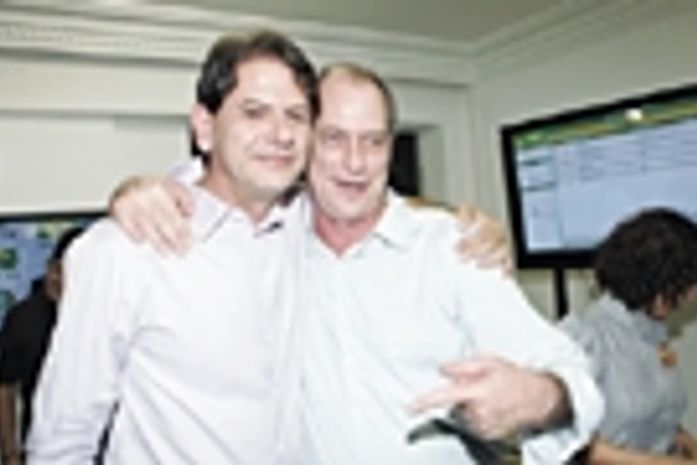 Governador Cid Gomes e o irmão Ciro Gomes