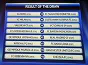 UEFA sorteou confronto das oitavas de final da Champions League