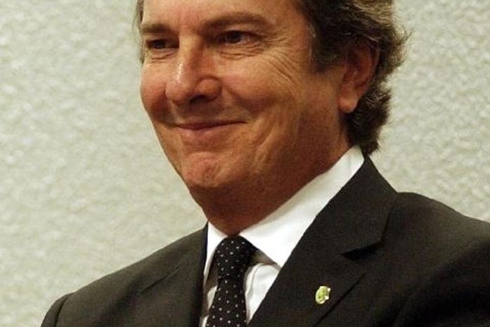 Fernando Collor, sorrindo