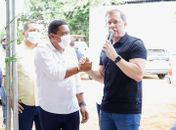 Júlio Cezar e Marx Beltrão inauguram Galpão das Fateiras no Matadouro Municipal de Palmeira