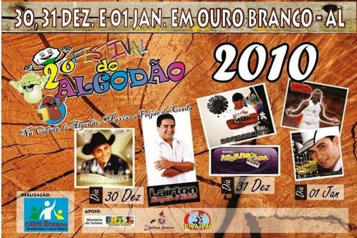 Ouro Branco realiza o II Festival do Algodão