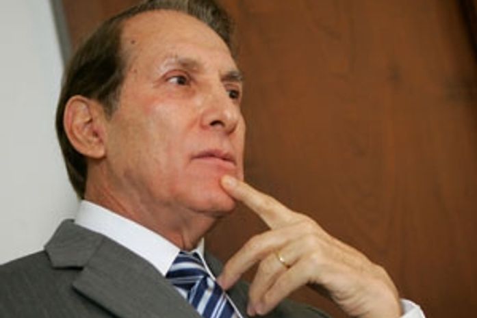 Quércia durante a campanha eleitoral de 2010