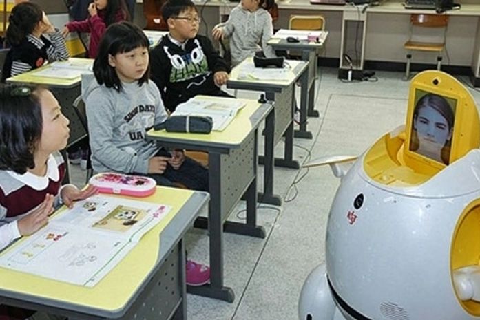Robôs substituem professores em salas de aula da Coreia do Sul