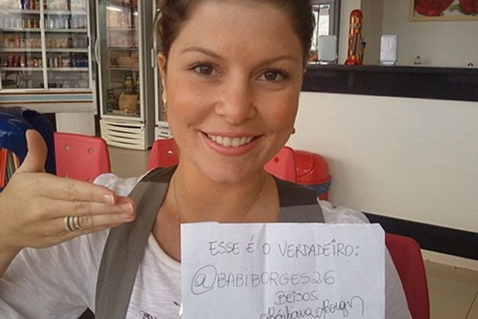 Bárbara Borges é perseguida por perfil falso no Twitter