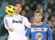 Kaká volta a jogar em vitória do Real Madri sobre  Getafe