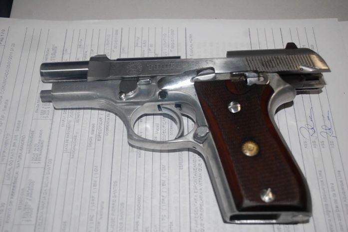 Arma utilizada no Crime