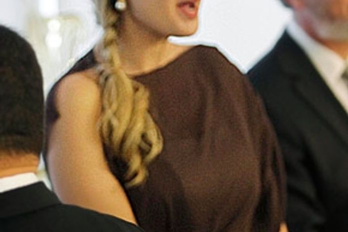 Tatuagem que Marcela tem com o nome de Michel Temer