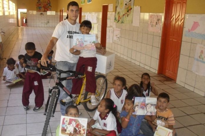 Coruripe: Pedaladas do conhecimento leva leitura itinerante aos povoados