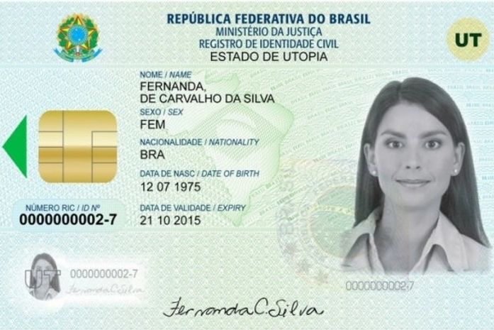 Troca do RG pela nova identidade com chip começa no dia 17