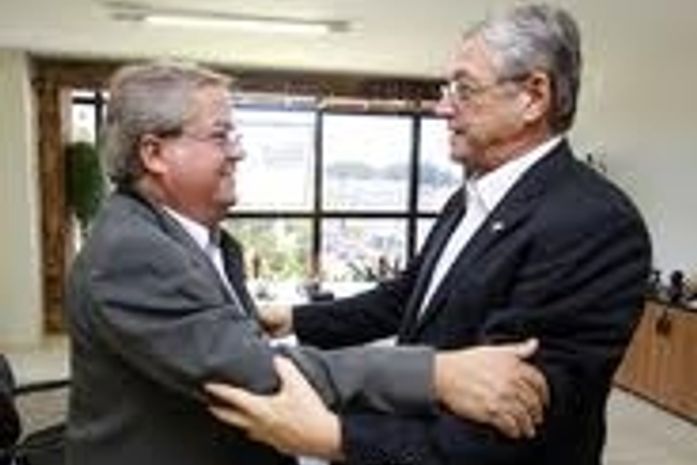 Abrahão com Téo