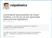 Rui Palmeira critica postura adotada pela Mesa Diretora da ALE