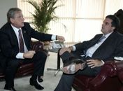 Governador em reunião com o ministro da Justiça