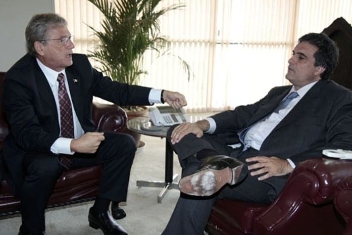 Governador em reunião com o ministro da Justiça