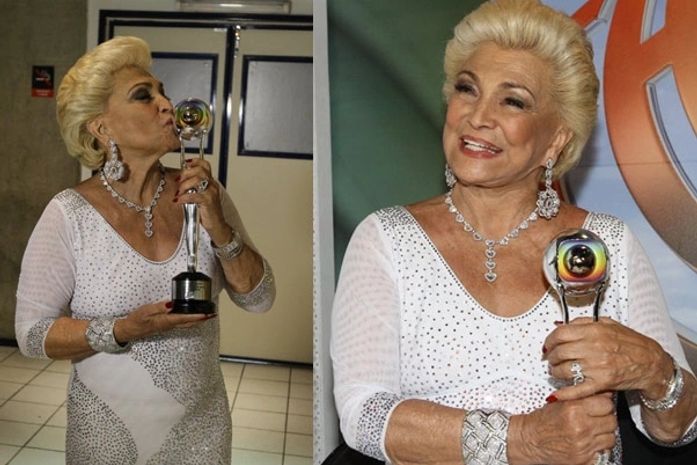 Hebe Camargo vai comemorar 82 anos no trio de Cláudia Leitte