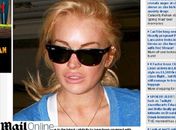 Plástica?: Lindsay Lohan aparece com os lábios maiores