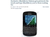 Foto de novo BlackBerry cai na internet