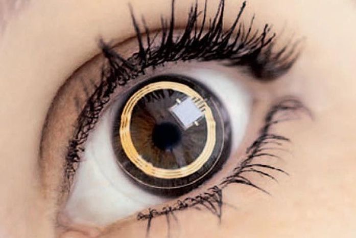 Lente de contato projeta imagens direto na retina